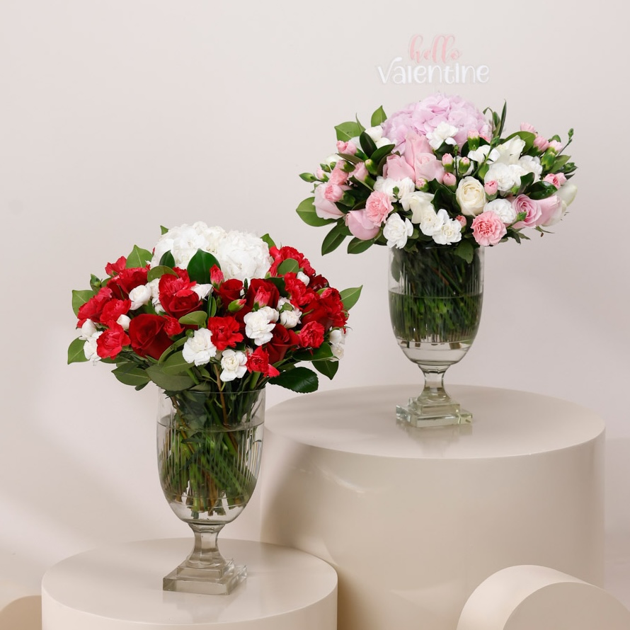  VALENTINE WHISPER VASES